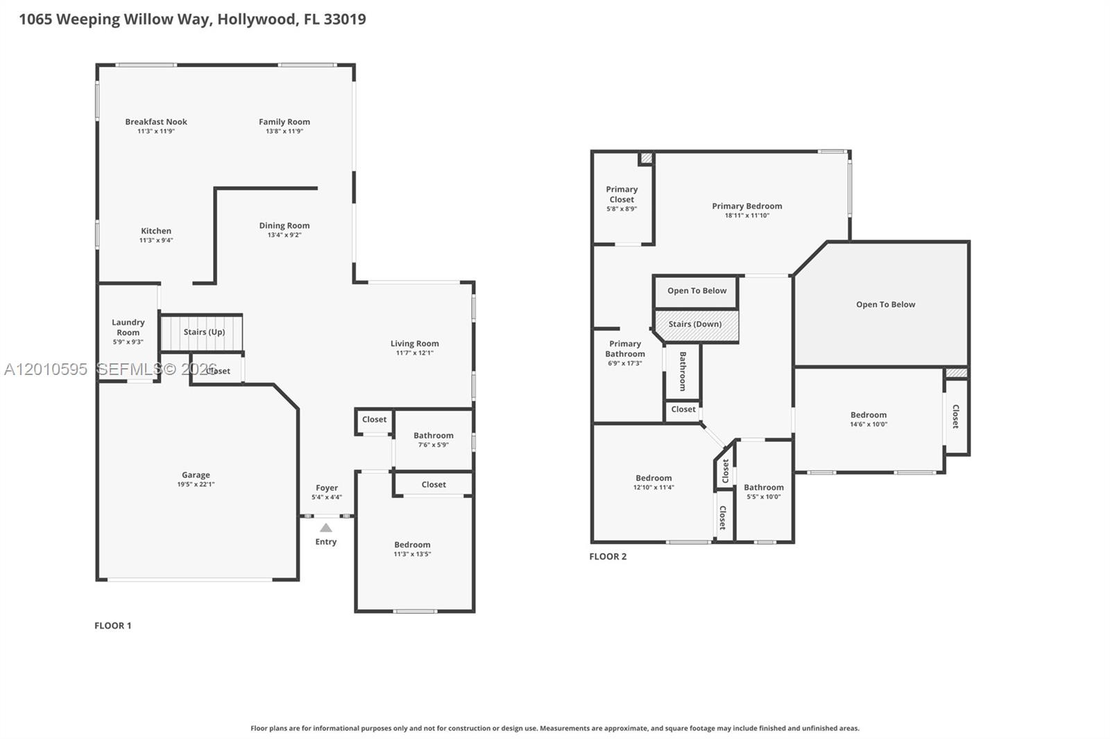 Floor plan 1 of 1065 Weeping Willow Way