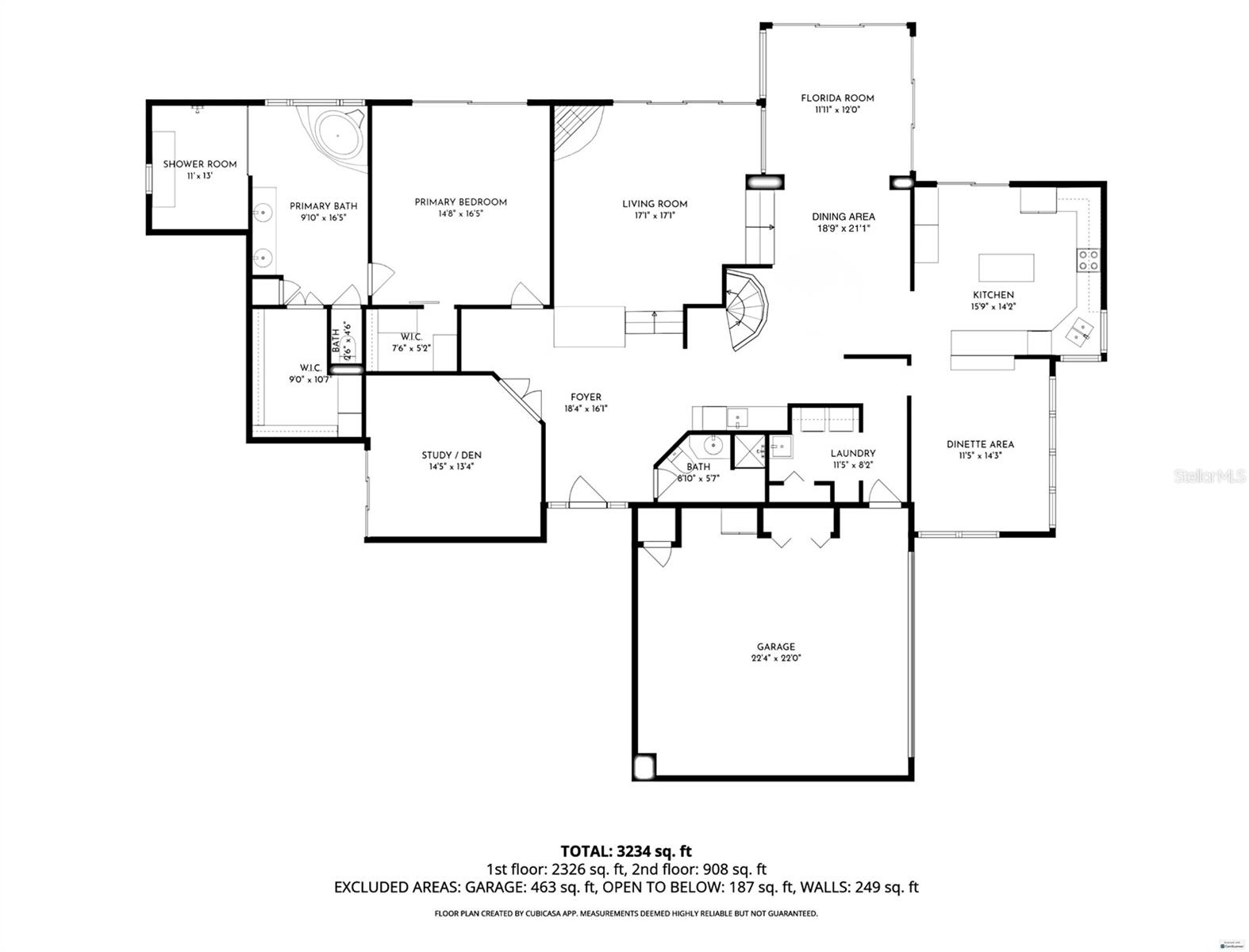Floor plan 1 of 12416 Stillwater Terrace Dr
