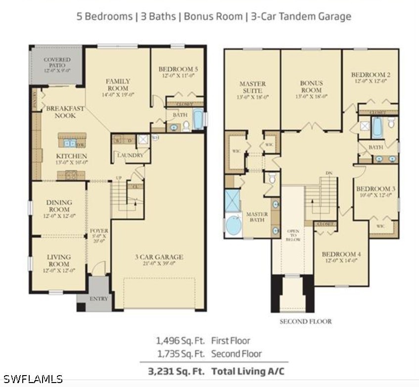 Floor plan 1 of 2159 Hamlin St