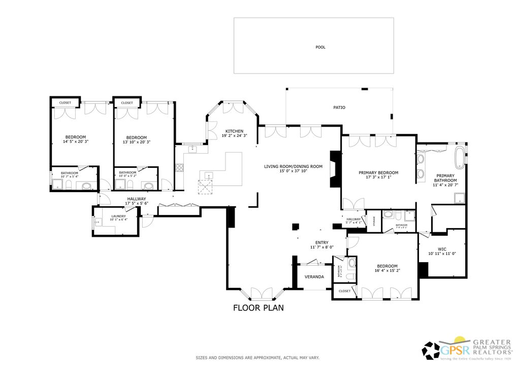 Floor plan 1 of 2300 S Calle Palo Fierro