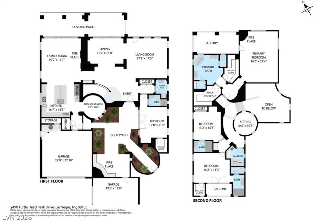Floor plan 1 of 2490 Turtle Head Peak Dr