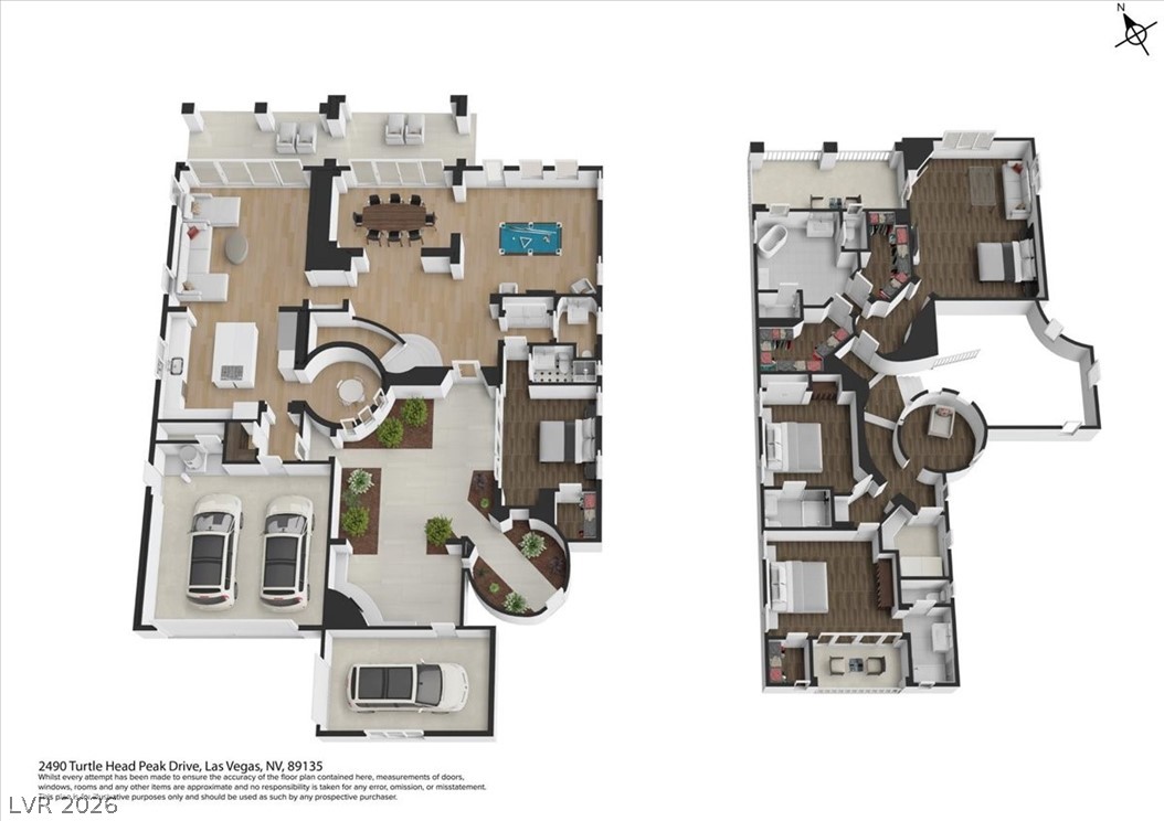 Floor plan 2 of 2490 Turtle Head Peak Dr