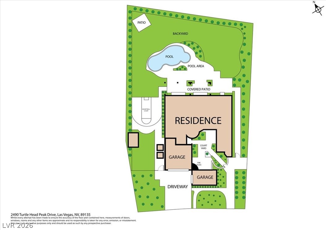 Floor plan 4 of 2490 Turtle Head Peak Dr