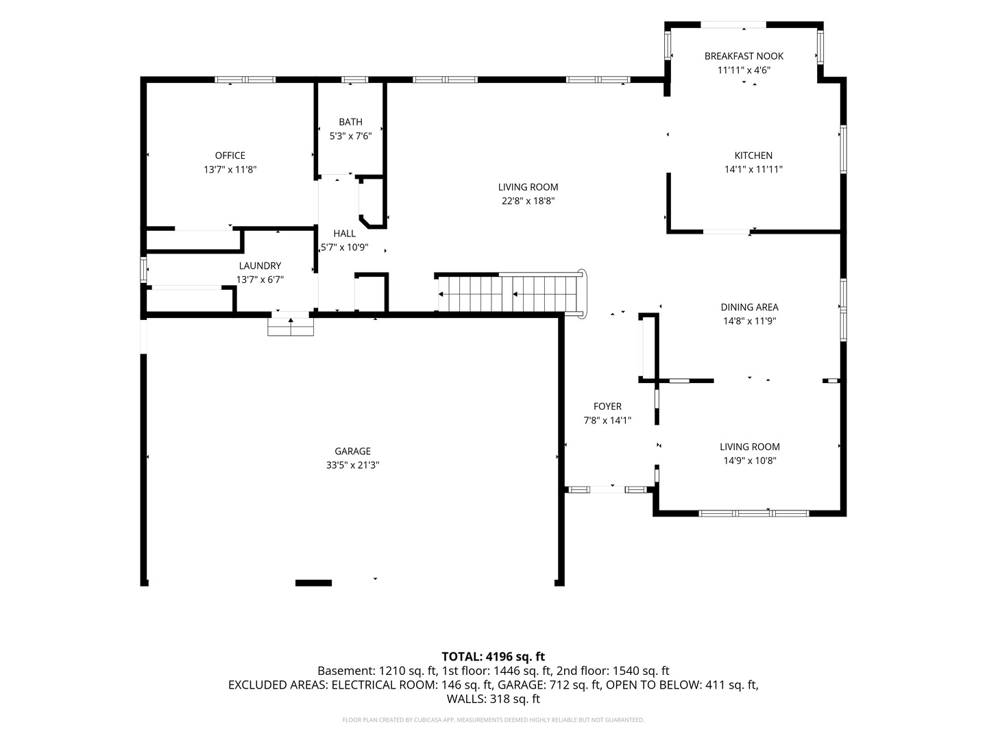 Floor plan 1 of 3630 White Deer Dr