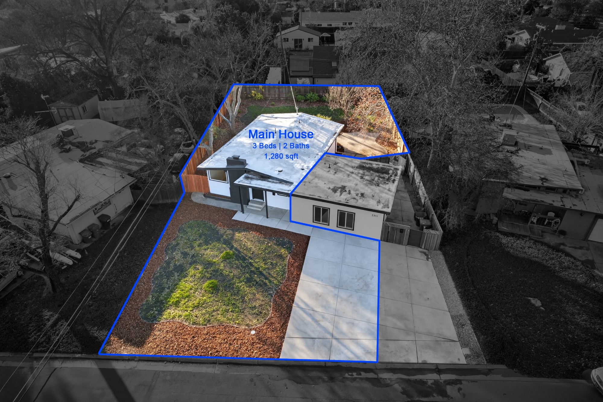 3711-3709 Brownson St, Sacramento, CA, 95821 — Photo 2